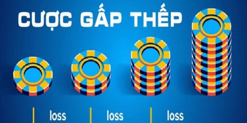 Gấp thếp là một chiến thuật cá cược nổi tiếng trong nhiều trò chơi may rủi